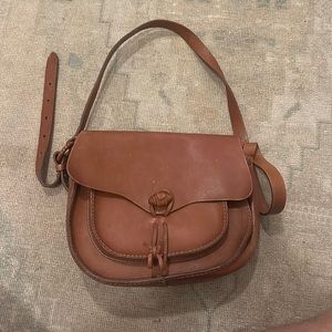 Madewell Brown Leather Crossbody Bag
